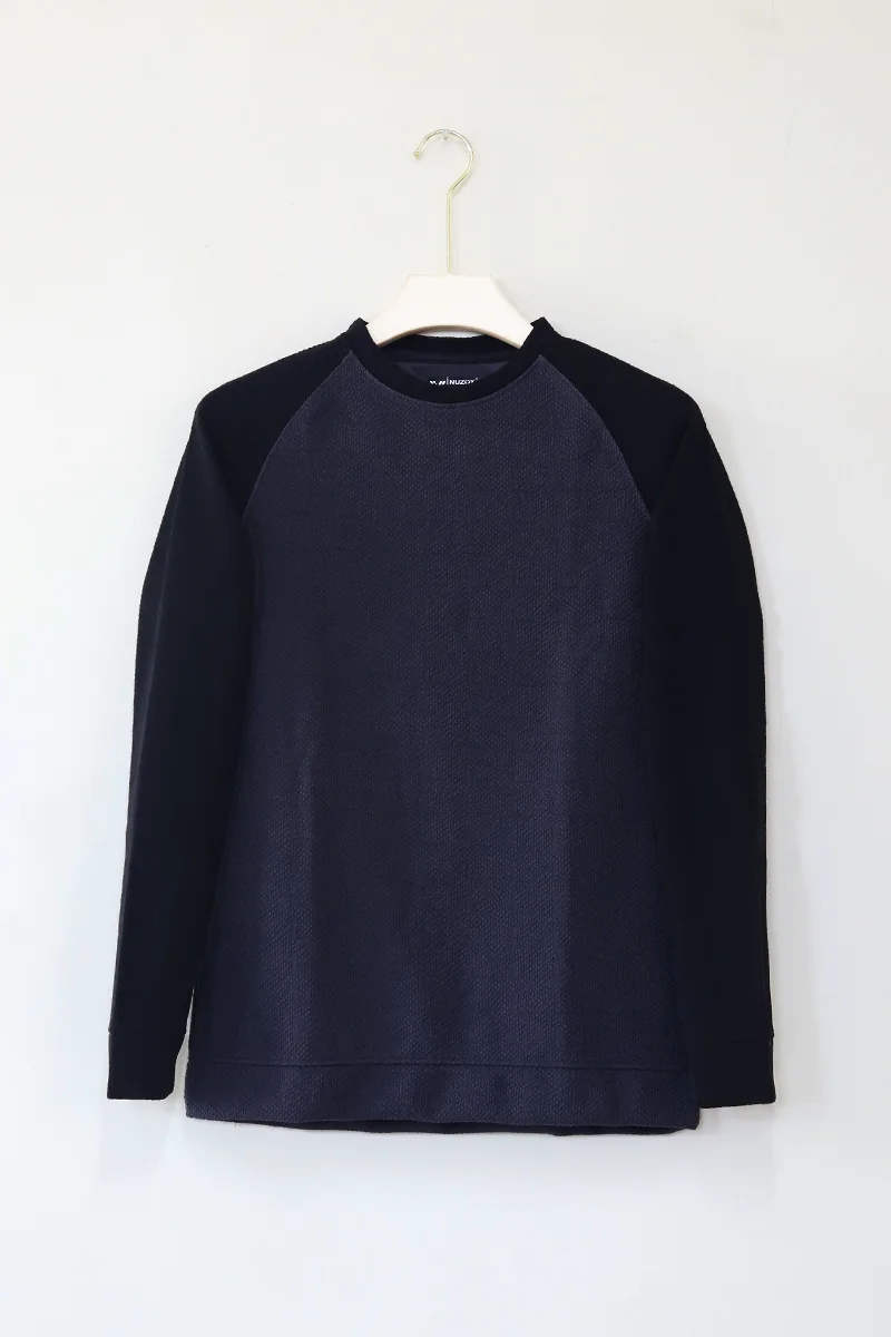 Full sleeve t-shirt(Grey with Black)